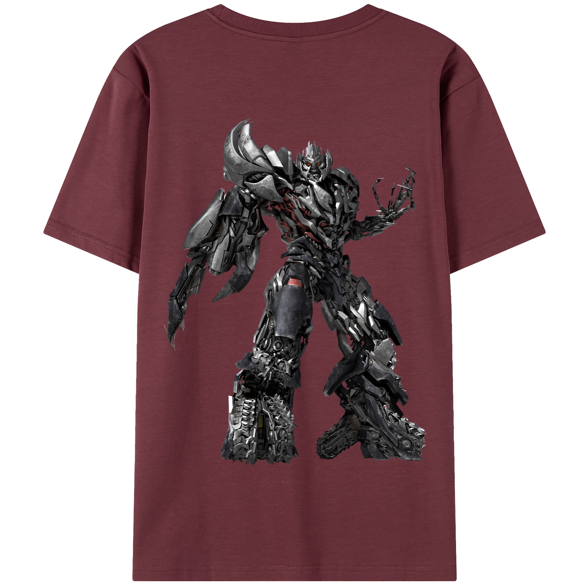 （画像用） Transformers トランスフォーマー 綿100％半袖Tシャツ（背面プリント）